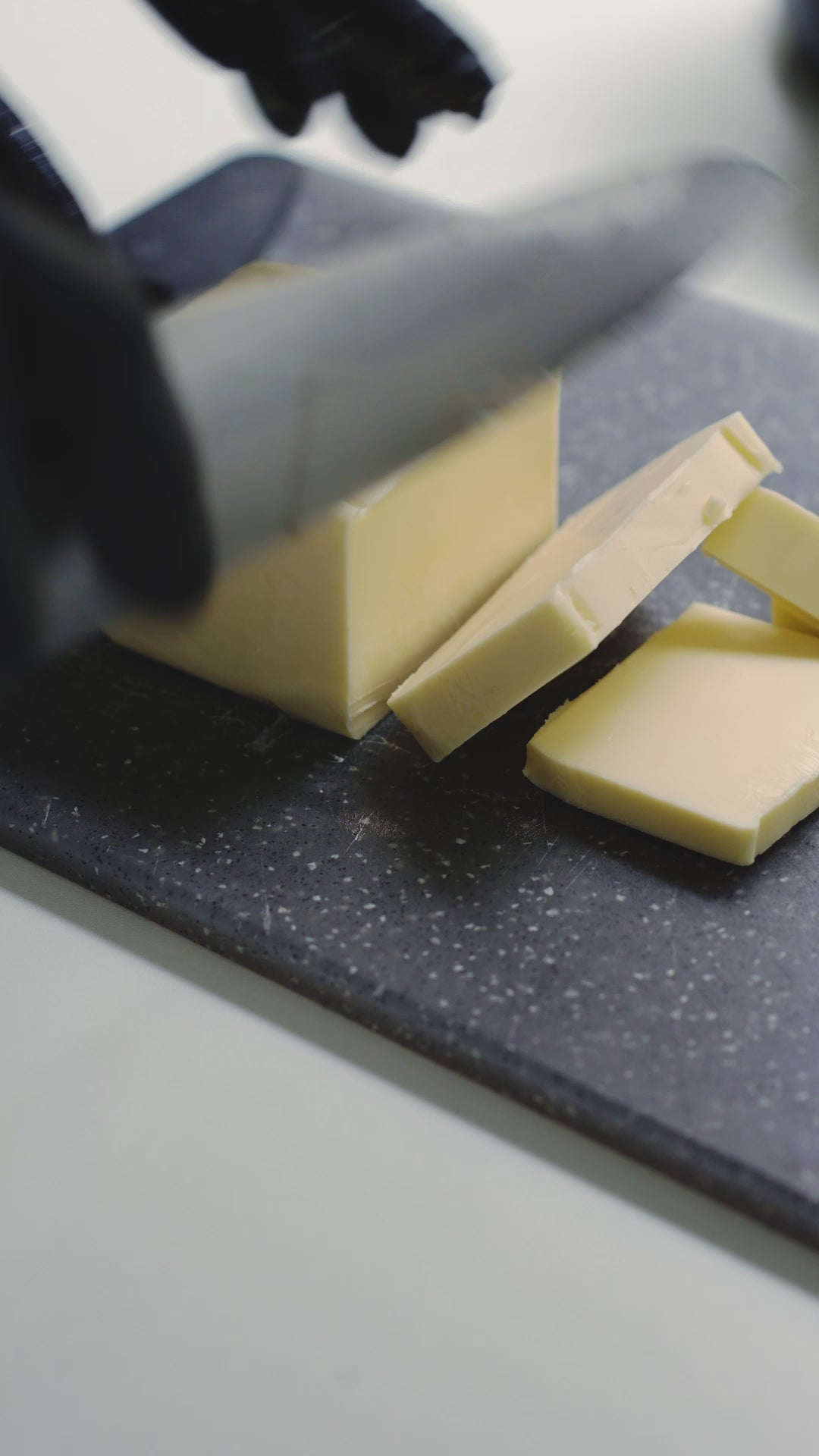 Video of the bald baker in action, making cookies